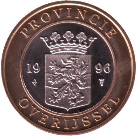 Оверэйсел. Жетон Нидерландского монетного двора. 1996 год.