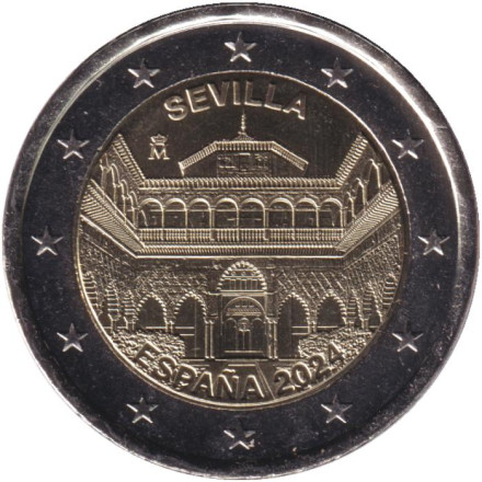 Монета 2 евро. 2024 год, Испания. Севилья.