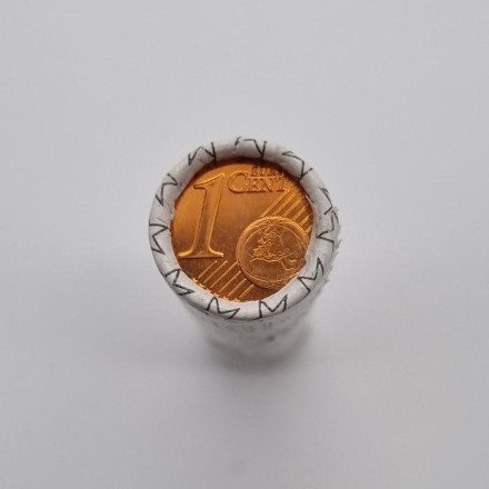 Монета 1 цент. 2005 год, Финляндия. Ролл (50 монет).