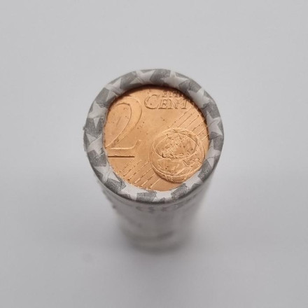 Монета 2 цента. 2004 год, Финляндия. Ролл (50 монет).