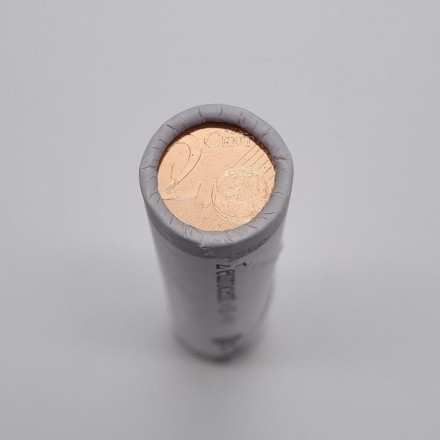 Монета 2 цента. 2012 год, Финляндия. Ролл (50 монет).