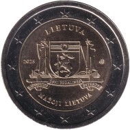 Монета 2 евро. 2025 год, Литва. Малая Литва. "Литовские этнографические регионы". Монета 2 евро. 2025 год, Литва. Малая Литва. "Литовские этнографические регионы".